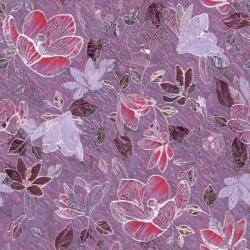 DIMEX ART Tapet vlies de lux pictură cu flori violet