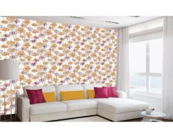 DIMEX ART Tapet vlies de lux model floral portocaliu