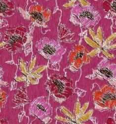 DIMEX ART Tapet vlies de lux gravură florală colorată