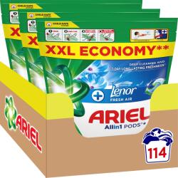 Ariel All-in-1 PODS Touch of Lenor - Fresh Air 3x38 db (114 mosás)
