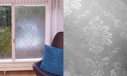 Patifix Folie statică pentru sticlă ornament floral 39-2910 - lățime 90 cm