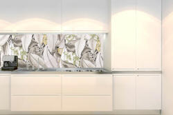 DIMEX ART Fototapet pentru bucătărie - model floral de design 180 x 60 cm