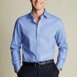 Charles Tyrwhitt Non-Iron Royal Oxford Shirt - Ocean Blue - Extra Slim fit | 43 | 91 (P53836)