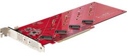 StarTech StarTech. com QUAD-M2-PCIE-CARD-B csatlakozókártya/illesztő Belső M. 2 (QUAD-M2-PCIE-CARD-B)