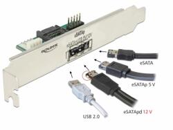 Delock 63921 csatlakozókártya/illesztő Belső eSATA (63921)