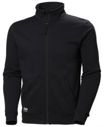 Helly Hansen MANCHESTER CIPZÁRAS PULÓVER, fekete, S (79212_990-S)