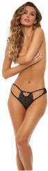 RENÉ ROFÉ Lingerie - Bad Behavior Open Back Panty Black S/M bugyi