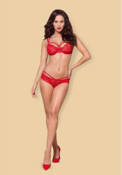 Obsessive 860-SET-1 2 pcs set red fehérnemű szett