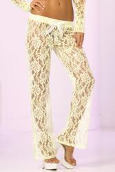  Pink Lipstick Luxurious Lace Lounge Pants csipkés szexi nadrág