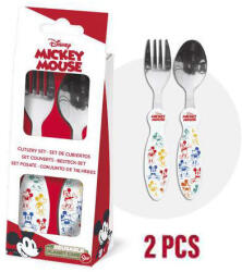  Disney Mickey Fun-Tastic fém evőeszköz készlet - 2 darabos (STF60128) - csucsajandek