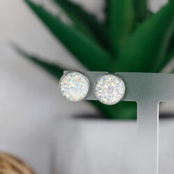 csucsajandek Druzy fülbevaló - silver (CSW919198)