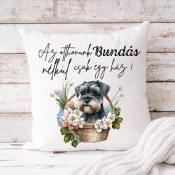 csucsajandek Schnauzer párnahuzat - bármilyen névvel (CSW355482)