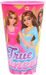 Hercegnők True 3D hatású műanyag pohár 480 ml (ARJ074753A) - csucsajandek