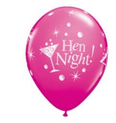 Lánybúcsú Hen Night léggömb, lufi 6 db-os 12 inch (30cm) (MLG191357) - csucsajandek
