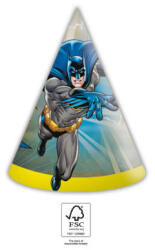 Batman Rogue Rage parti kalap, csákó 6 db-os FSC (PNN93360) - csucsajandek