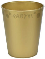  Gold, Arany micro prémium műanyag pohár 250 ml (PNN96484) - csucsajandek