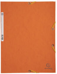 Exacompta Gumis mappa karton prespán A/4 Exacompta narancssárga - vegyesbolt