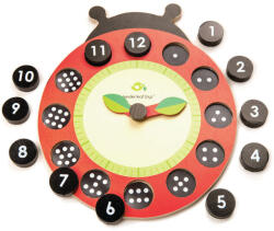Tender Leaf Katicás tanuló óra / Ladybug Teaching Clock (TL8412)