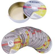 Extol Craft vágókorong 20 db, acélhoz; 125×1×22, 2mm fémdobozban (106903) (106903)