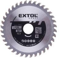 Extol Craft körfűrészlap, keményfémlapkás, 125×22, 2mm, T36 (19103)