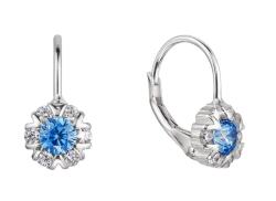 Evolution Group - Pavona Ezüst lányos fülbevaló cirkónium kövekkel 11474.3 aqua