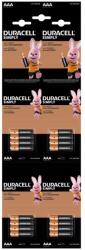 Duracell 16 darabos készlet, Duracell elem, alkáli, AAA, LR03, 1, 5V (MN2400-16-DURACELL)