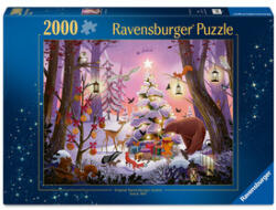 Ravensburger Puzzle 2000 db - Karácsony az erdőben (12001417)