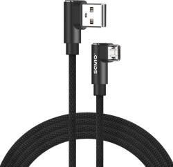 SAVIO CL-162 kábel USB - micro USB 2m, derékszögű (SAVIO CL-162)