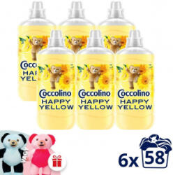 Coccolino Happy Yellow 6×1, 450 l - aqua