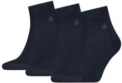 Calvin Klein CALVIN KLEIN, Rövid szárú logós zokni szett - 3 pár, Sötétkék, 39-42 (701234209-002-39-42)