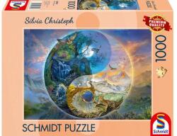 Schmidt Spiele 1000 db-os puzzle - Yin & Yang - Mountain world, Silvia Christoph (58596) (58596)