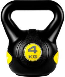 MOVIT Kettlebell - 4 kg, negru/galben (20040658)