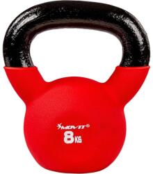 MOVIT Kettlebell barbell neopren roșu - 8 kg (20040555)