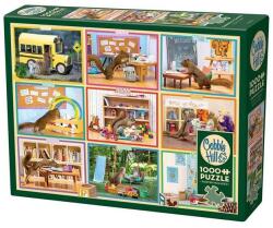 Cobble Hill 1000 db-os puzzle - Squirrels at School (40326) (40326)