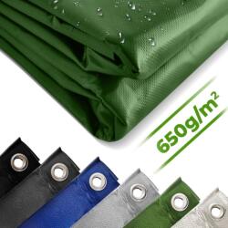 Jago Prelata 650 g/m2, ochiuri de aluminiu, verde, 3 x 6 m (WP00702)