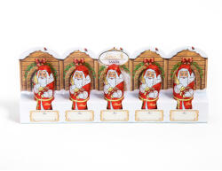 Lindt Santa Claus mini mikulás tejcsokoládé figura (5x10g) - 50g