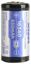 NITECORE XTAR 16340 akkumulátor, védelemmel, CR123A, CR123, Li-Ion, 3.6 V, 650 mAh