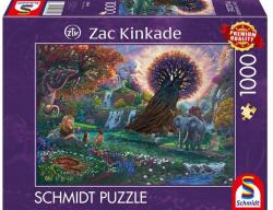 Schmidt Spiele 1000 db-os puzzle - The garden of Eden, Zac Kinkade (58610) (58610)