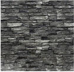 SDEPOT 20 db SDEPOT® tapéta csempe készlet, 3 mm vastag, 70x77 cm méret, valósághű tégla típus, fekete modell (SET20_TAPET_23_NEGRU)