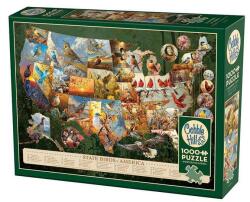 Cobble Hill 1000 db-os puzzle - State Birds of America (40316) (40316)