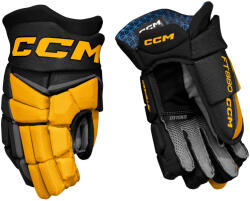 CCM JetSpeed FT880 Black/Sunflower Junior Hokikesztyűk 12 hüvelyk