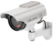 Somogyi Elektronic kültéri napelemes álkamera, villogó piros LED, körbe forgatható, egyszerű felszerelés, akkumulátoros tápellátás opció, élethű (HSK160)