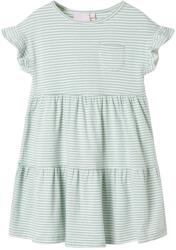 vidaXL Mentazöld gyerekruha fodros ujjakkal 116 mosógépben mosható 11511 (11511)