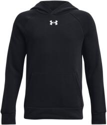 Under Armour Gyerek sportos cipzár nélküli pulcsi Under Armour RIVAL FLEECE HOODIE K fekete 1379792-001 - YXS