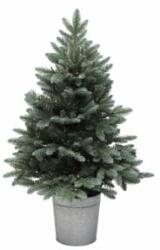 Somogyi Elektronic elemes műfenyő LED-ekkel, 100db melegfehér LED, 90cm magas, 8 programos, 3D és 2D tűlevelek, elemes tápellátás, beltéri kivitel (KMF90BLED)