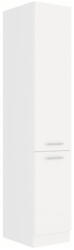 Magas szekrény, fehér, SPLIT 40 DK-210 2F (239346)
