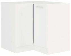 Alsó sarokszekrény, fehér, SPLIT 89x89 DN 1F BB (239345)