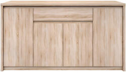  Komód, DTD laminált, tölgy sonoma, NORTY TYP 11