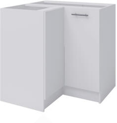  alsó sarokszekrény, fehér, FABIANA S - 90N (112423)