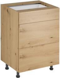 Alsó szekrény, artisan tölgy, LANGEN D60S3 P